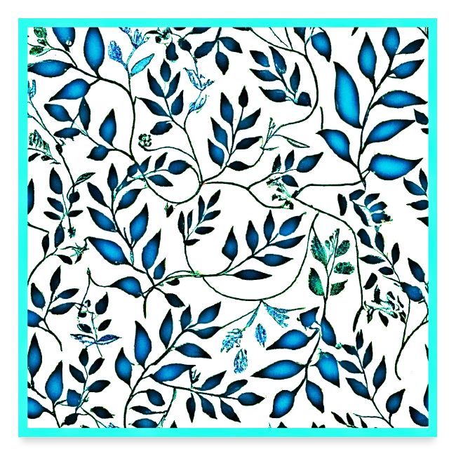Colorful Foliage Pattern Art