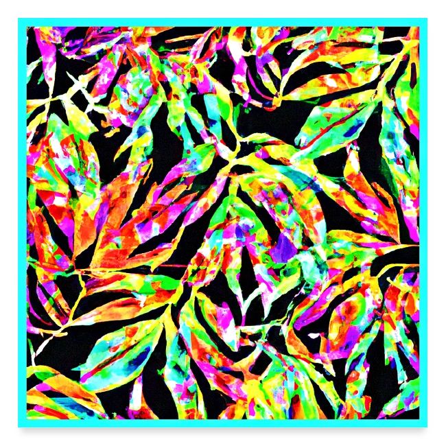 Chic Neon Pattern: Vibrant Bliss