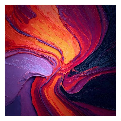 Abstract Art: Core Heat - Poster 24x24