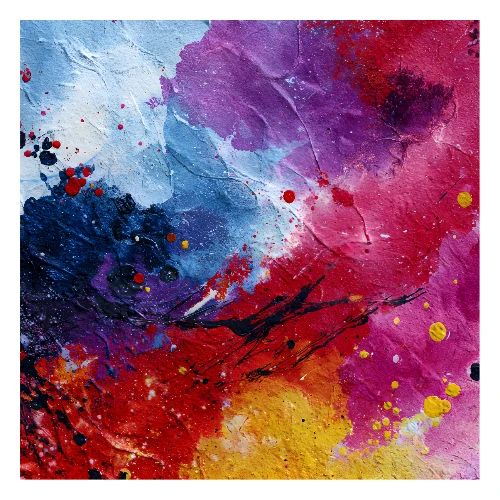 Abstract Art: Chromatic Clash - Poster 24x24