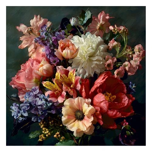Mystic Garden Mosaic - Poster 24x24