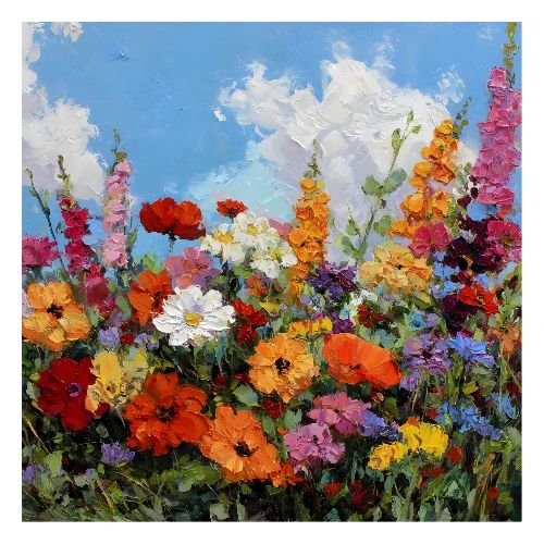 Cloudlight Blossoms - Poster 24x24