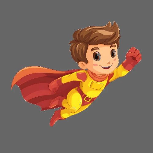 Soaring Super Boy - Poster 24x24