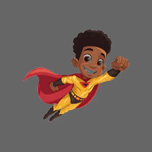 Hero in Flight - Poster 24x24
