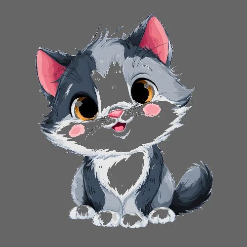 Innocent Baby Kitten - Poster 24x24