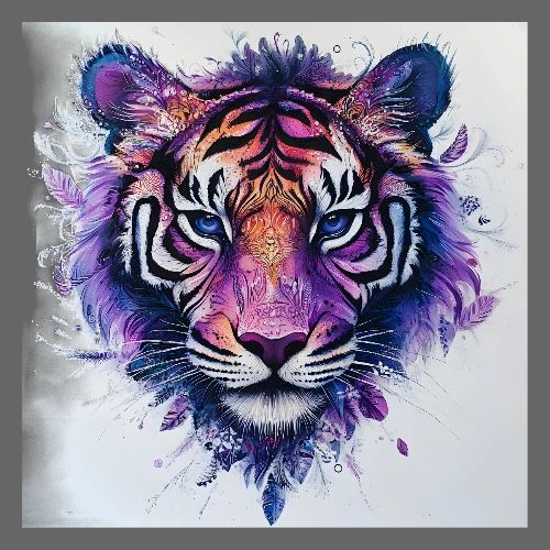 Tiger: Violet Guardian - Poster 24x24