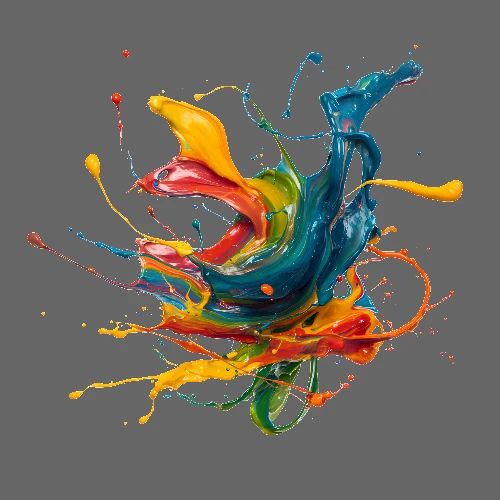 Chromatic Chaos - Poster 24x24