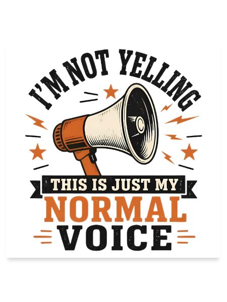 Normal Voice Megaphone Tee