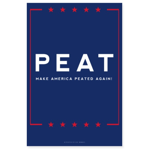 Make America Peated Again Poster - Poster 8x12