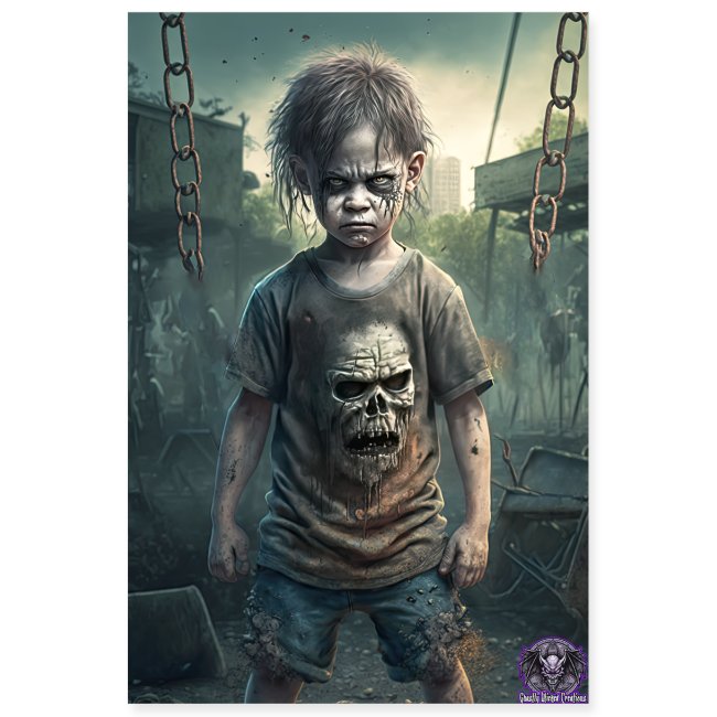 Zombie Kid Playground B07: Zombies Everyday Life