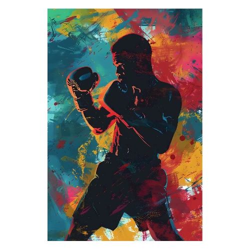 Boxing Warrior poster - Poster 8x12