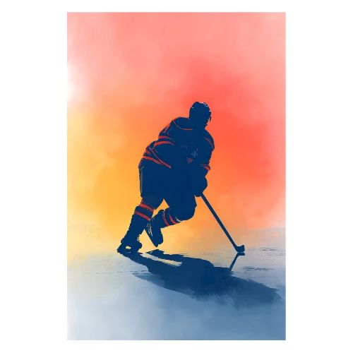Hockey Intensity - Poster 8x12
