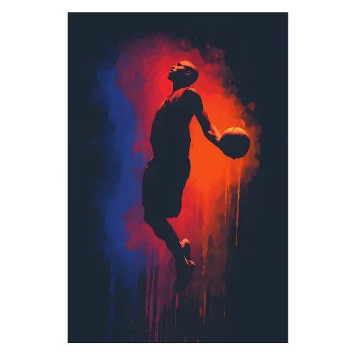 Basketball Elevation - Poster 8x12
