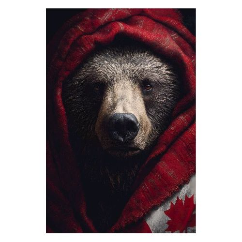 Canada: Draped in the Maple Leaf - Poster 8x12