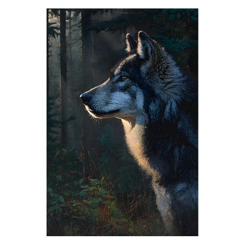 Wolf: Forest Watcher - Poster 8x12