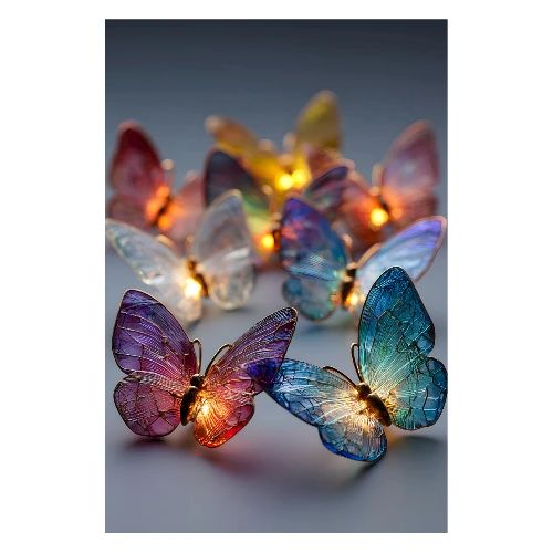 Butterflies: Glass Wings - Poster 8x12