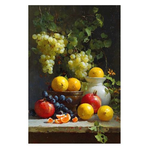 Digital Painting: Fruit mix - Poster 8x12