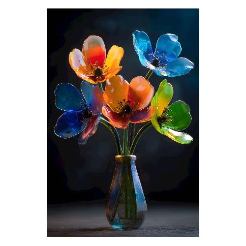 Glass Bloom - Poster 8x12