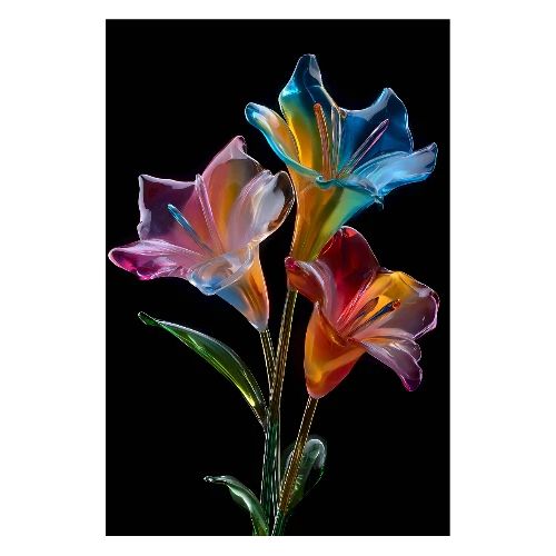 Petals of Light - Poster 8x12