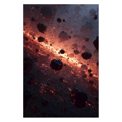 Asteroids: Planetfall - Poster 8x12