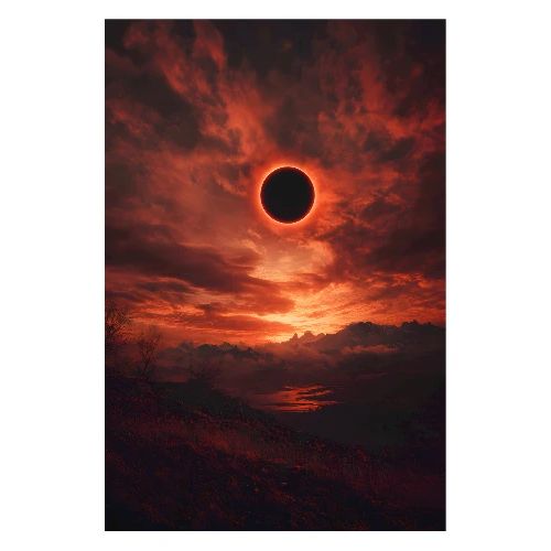 Red Eclipse - Poster 8x12