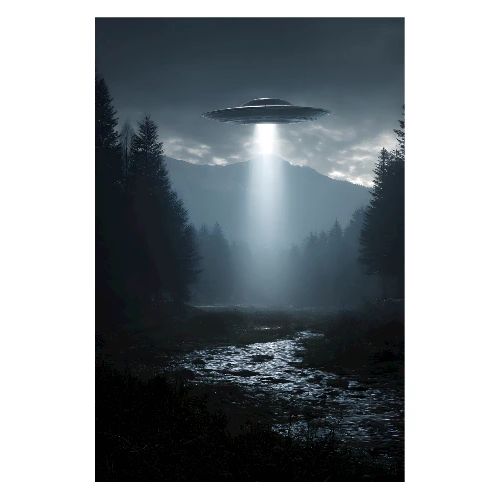 UFO: Descent of the Unknown - Poster 8x12