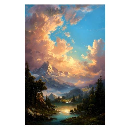 Digital Painting: Timeless Horizon - Poster 8x12