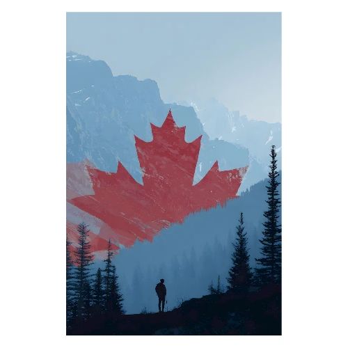 Canada: Maple Heart of the North - Poster 8x12