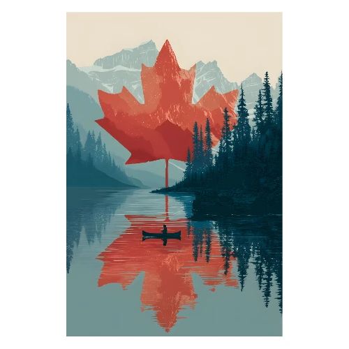 Canada: Echoes of the Maple Spirit - Poster 8x12