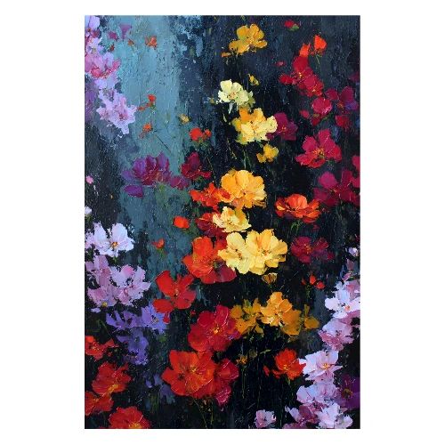 Cosmos in Bloom - Poster 8x12