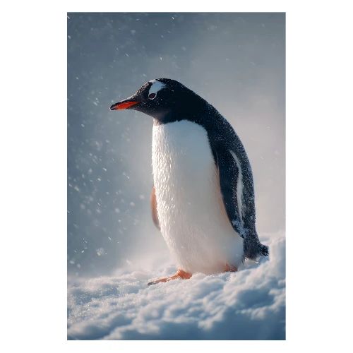 Penguin in the Sun - Poster 8x12