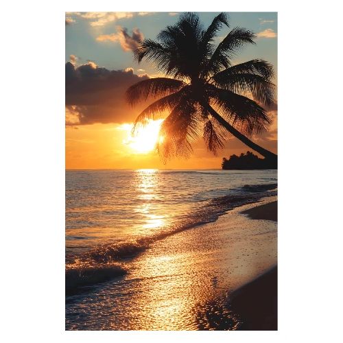 Sun-Kissed Tropics - Poster 8x12