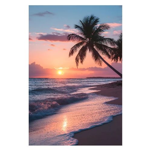 Blush and Blue Dusk - Poster 8x12