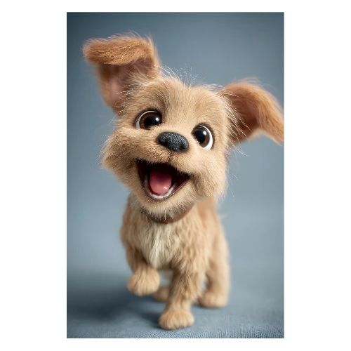 Happy Puppy Full Body - Poster 8x12