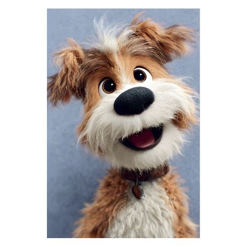 Happy Puppy Portrait - Poster 8x12