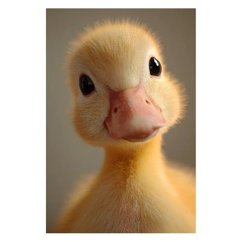 Golden Downy Portrait - Poster 8x12