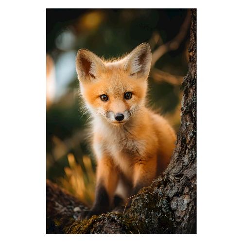 Fox: Woodland Innocence - Poster 8x12
