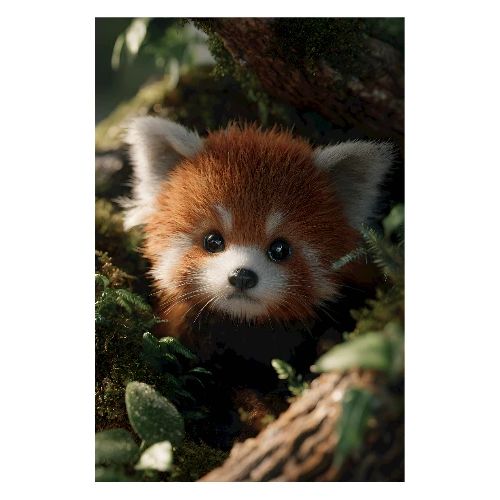 Red Panda: Forest Charm - Poster 8x12