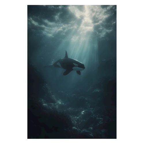 Orca: Shadow of the Deep - Poster 8x12