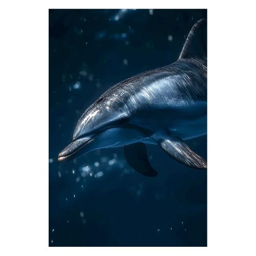 Dolphin: Blue Echoes - Poster 8x12