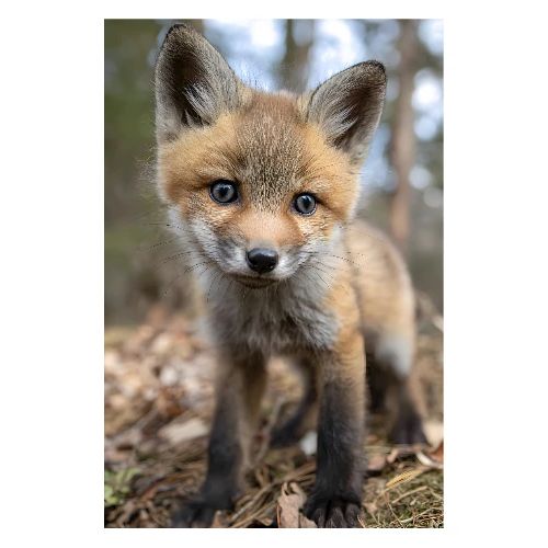 Fox: Curious Wanderer - Poster 8x12