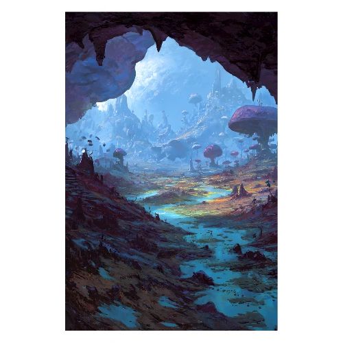 Realm of Living Shapes - Poster 8x12