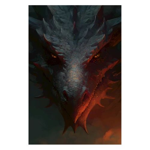 Dragon: The Ancient Gaze - Poster 8x12
