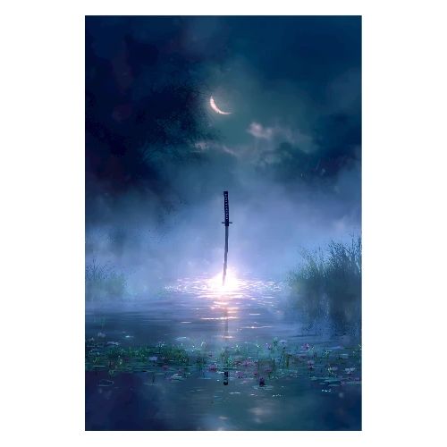 Katana: Moonlit Blade - Poster 8x12
