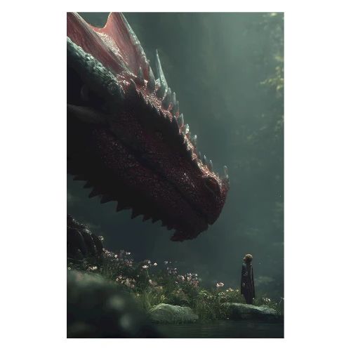 Whisper of the Red Dragon - Poster 8x12