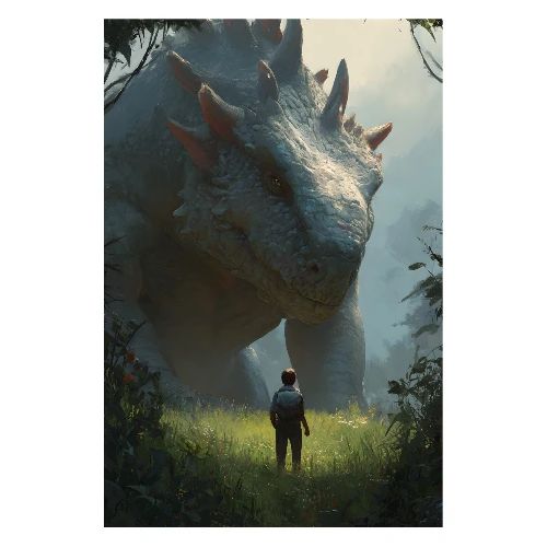 The First Encounter - Poster 8x12