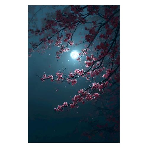 Petals of Nightfall - Poster 8x12