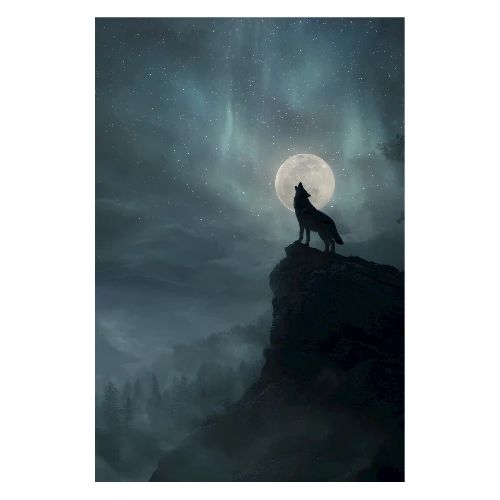 Howl of the Northern Sky - Poster 8x12