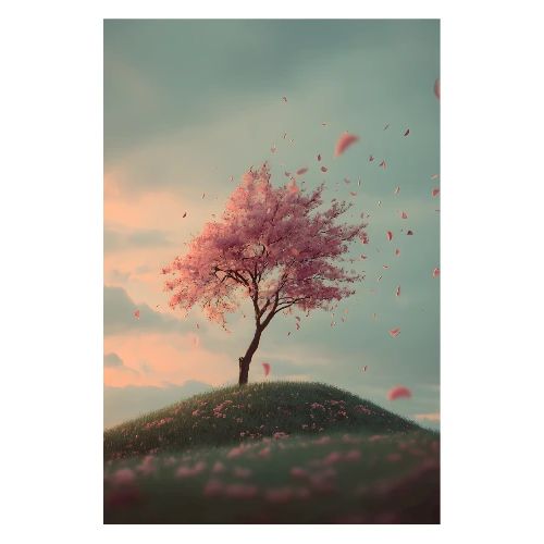 Serenity in Bloom - Poster 8x12