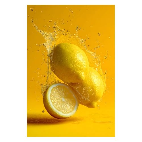 Lemon Splash Delight - Poster 8x12
